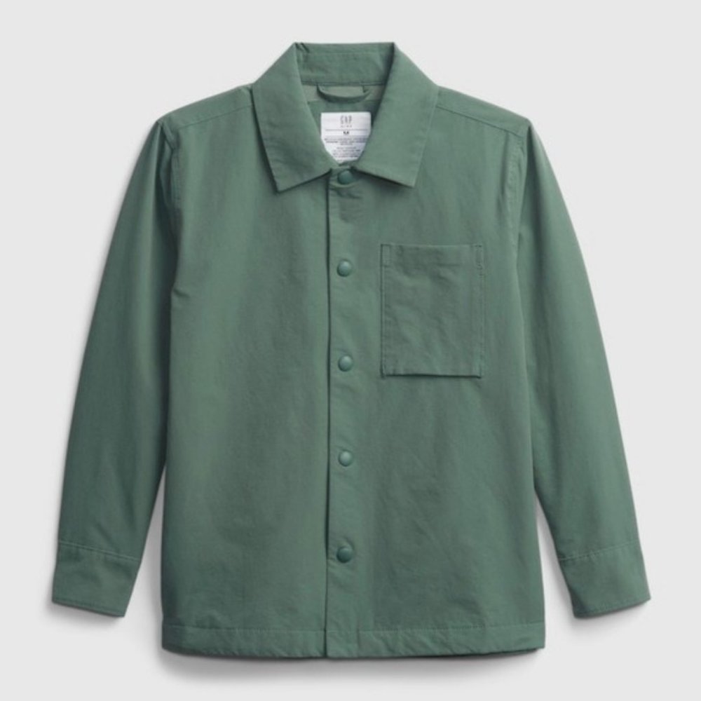 GAP Boys‎ Green Shirt Jacket with QuickDry